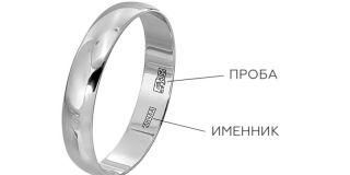 Определить пробу украшения